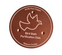Ronyme Disco in Rame per Bagno per Uccelli Supporto a Punto Spessore 0,6 mm Robusto Risparmia Tempo Meno frequenze di Pulizia Universale per Tutte Le, Uccello Volante