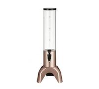 Ronyme Dispenser di Birra Commerciale Distributore Bevande Torre da Banco Erogatore con Struttura Verticale E Base Stabile in, Oro Rosa, Oro Rosa, Senza Colonna Di Ghiaccio