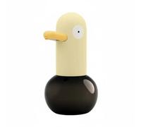 Ronyme Distributore di Sapone Automatico Dispenser Erogatore Schiuma Ricaricabile Sensore Infrarossi a Rilevamento Touchless USB Materiale Durevole Adatto a Bagno, Giallo