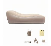 Ronyme Divano Gonfiabile da Esterno Divano Poltrona Letto Chaise Longue Autorigonfiante con Controllo Integrato Superficie Floccata Confortevole con Sacca E
