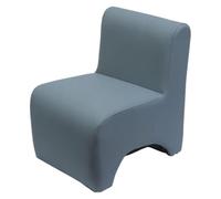 Ronyme Divano per bambini, poltrona, poltrona con schienale, per cameretta dei bambini, asilo nido, Blu Scuro