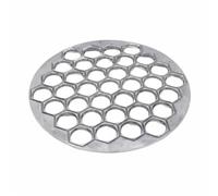 Ronyme Dumpling Stampo Ravioli Tortellini Gnocchi Pressa Pasta in Lega di Alluminio Compatta Antiaderente per Produzione Veloce 37 Unità Adatta Condivise Picnic Preparazione Pasti, 205G 37 Fori
