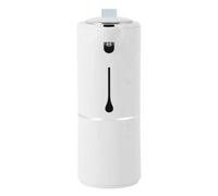 Ronyme Erogatore Automatico di Schiuma Sapone con Finestra di Livello E Apertura Superiore Ricaricabile Impermeabile IPX5 in Adatto per Bagno Casa, Bianco