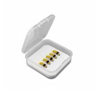 Ronyme Esca Artificiale Mosca Nymph Professionale Bead Head Realistica Materiale Acciaio Durevole Adatto a Pesca Trota Grayling Ruscello, Yellow, C