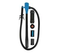Ronyme Estrattore di fluidi per olio e carburante, versatile pompa di trasferimento manuale da 60 cm, strumento di cambio per potenza, Nero, Blu