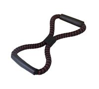 Ronyme Fascia di Resistenza per Il Fitness, Corda per trazioni Portatile Antiscivolo, attrezzo per Esercizi per Braccia per Uomini e Donne, per a casa, Arancione Nero