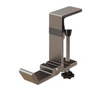 Ronyme Gancio appendiabiti da tavolo sotto la scrivania, moderno, leggero, regolabile, laterale, porta cuffie per, tavolo, ufficio, Grigio