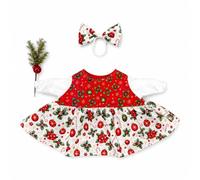 Ronyme Gonna Stagionale per Oca da Giardino con Vestito Stampato E per Capelli per Allestimento di Ingresso E Terrazza con Disegni di Agrifoglio E Ornamenti