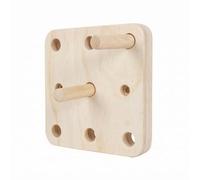 Ronyme Grip Tavola Fingerboard Presa Legno da Parete con Fori Differenziati E Due Cilindri per Posizioni di Presa Variabili E Controllo Adatto per Casa Arrampicata Preparazione Fisica