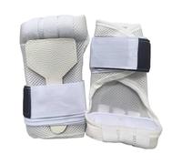 Ronyme Guantoni da con Palmo Cavo, Traspiranti, Professionali, a Dita, Ideali per Karate, Esercizi, Bianco