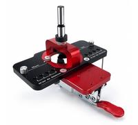 Ronyme Hinge Guide Dima per Foratura Cerniere Guida per 35 Mm su Ante Armadio Strumento Regolabile Telaio di Allineamento Lega Durevole Profondità 10-15 Mm per 15-25 Mm Lavori di Casa Falegnameria