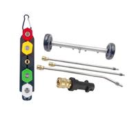Ronyme Idropulitrice per sottoscocca, Spazzola ad Acqua per autolavaggio, Accessorio per Lavaggio sottoscocca Resistente per SUV e, Nero