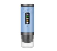 Ronyme Macchina da Semiautomatica con Pompa Corpo in Resistente Caffettiera Compatta Verticale per Spazi Piccoli, Ufficio, Argento
