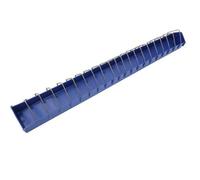 Ronyme Mangiatoia con Aste Divisorie in Metallo Rinforzata Mangiatoia Rettangolare in Plastica Facile da Riempire per Colombaia, Voliera, 100cm