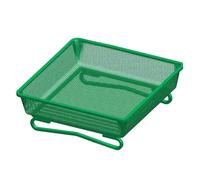 Ronyme Mangiatoia per Uccelli da Terra, Vassoio in Rete, Stazione, Grande capacità, Moda, Compatto, Decorazione da Giardino per Cortile, Patio, Esterno, Verde
