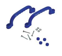 Ronyme Maniglia Bambini Arrampicata Presa Grip Ergonomica Supporto Facile Installazione per Strutture Arrampicata Adatta per Parco Giochi Cortile E Sviluppo Coordinazione Bambino, Blu