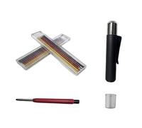 Ronyme Matita da carpentiere, pennarello per fori profondi, set di pennarelli multifunzione a punta lunga, pennarelli per profondità per disegno, scrittura, Style C