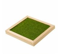 Ronyme Miniatura Base Paesaggio Base Rettangolare Diorama Scena Modello con Bordo a Sabbiera E Superficie Realistica su Schiuma Spessore 2 Cm Adatta per, Base Per Diorama B - 20x20cm