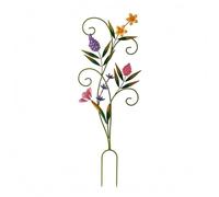 Ronyme Outdoor Climbing Frame Supporto Piante Grigliato Rampicanti Struttura Metallo con Elemento Ornamentale Botanico per Inserimento Nel Terreno Adatto a, 32 91 3.5cm