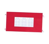 Ronyme Pannello Laterale per Tenda da Sole 300 Cm X 200 Cm con Finestra per Gazebo, Rosso