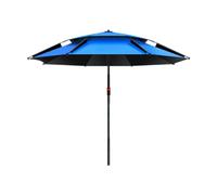 Ronyme Pesca Ombrello Ombreggiata UPF 50+ Ombrello Ombrello Impermeabile 360 ° Regolabile per Sportiva del Ponte da Patio da G, Blu