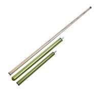 Ronyme Pezzi di Ricambio per Stecca da Biliardo Professionale in Legno, Stecca da Biliardo Segmentata, per Gioco, Bar, Casa, Allenamento, Principianti, Verde