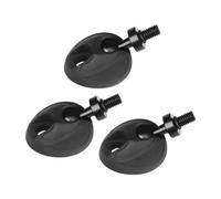 Ronyme Piedino per treppiede, Piedino in Gomma, Punte di Supporto, Piedini compatti Antiscivolo, Parti di Ricambio, Filettatura da 3/8 Pollici, Accessorio, 3 Pezzi