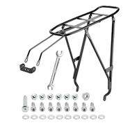 Ronyme Portapacchi Posteriore per Bici in Acciaio, Resistente, con capacità di carico Elevata, Accessorio Professionale, Robusto, sostituisce Direttamente Il, Style a