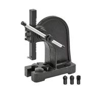 Ronyme Pressa a Leva Manuale 1 Ton Banco Lavoro Telaio Singolo Colonna Premitura Componenti Assemblaggio Superficie Lavoro Scanalata Rotonda Apertura