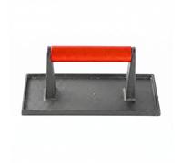 Ronyme Pressa Burger Manuale Pressa Carne Pressa Bistecca Pressa Panini in Ghisa con Piastra Testurizzata E Impugnatura Ergonomica per Doratura Uniforme E, Quadrato