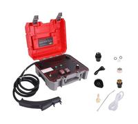 Ronyme Pulitore a Vapore con 3 testine a Spazzola, Strumento di Pulizia ad Alta Pressione Regolabile per elettrodomestici, Pavimenti, Soggiorno, Auto, casa