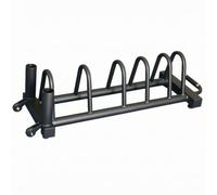Ronyme Rastrelliera per Bilancieri e Dischi | Struttura in Acciaio Nero, Rastrelliera con Supporti per Bilancieri, Design Compatto Verticale, Palestra in Casa