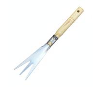 Ronyme Rastrello da Giardino Rastrello Manuale Strumento Multifunzione per Trapianti Diserbo Mescolare Terriccio in Acciaio Inox Durevole con Impugnatura in, Pala A 3 Denti