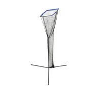 Ronyme Rete da Allenamento Pallavolo Rete Bersaglio Attrezzatura Supporto Telaio Resistente Regolabile 204-330 Cm con Quadrato Superiore Angolo Variabile Tre, Blu