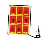 Ronyme Rete da Baseball per Strike Zone, Regolabile, Rete da Softball, Accessori per Lancio e Battuta, Pratica, Professionale, per Interni ed Esterni, Striscia Gialla