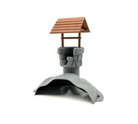 Ronyme Rifugio Acquatico Pesci Grotta Acquario Scenografia Pietra Realistica con Diffusore di Bolle per Ossigenare E Animare Adatto per Acquari E Marina, Array, Grigio