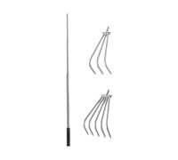 Ronyme Robusto Rastrello da Giardino dal Design Versatile Ed Ergonomico, Realizzato in Acciaio Inossidabile, Ideale per Rastrellare in profondità Foglie E al, 3 e 5 Denti