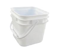 Ronyme Secchio per con sportello e Coperchio, Portatile, Resistente, Versatile, Facile da Usare, Professionale, Attrezzatura di, Secchio, 3.5 Litri