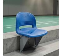 Ronyme Seduta da Stadio Sedia Postazione Platea Sedile Gradinate Scocca Stampata a Soffio con Linee Orizzontali E Seduta Contornata a Doppia Asola Adatta per, Arancione