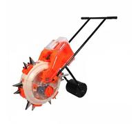 Ronyme Seminatrice Manuale Portatile Seminatrice Piantatrice Spandiconcime con Serbatoio Grande E Regolazione Della Profondità Adatta a Lavori Prolungati, S 28CM, 6-Ugelli
