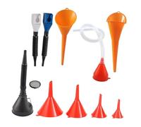 Ronyme Set di imbuti per olio, strumento per travaso olio, imbuto universale per riempimento acqua e fluidi, accessori per auto per attrezzature da officina