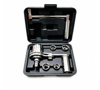 Ronyme Set Smonta Ruote con Valigetta | Design Salva Fatica Ingranaggi, Kit Chiave per Pneumatici con Custodia, Finitura metallizzata Antiruggine
