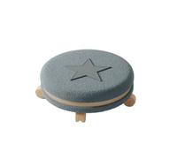 Ronyme Sgabello per Bambini Sedia con Ruote Sedia Girevole con Schienale Pouf Imbottito Rivestito in Bouclé Seduta Tonda con Mobilità a 360 Gradi Adatto per, style to 4