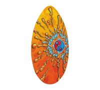 Ronyme Skimboard da 41", tavola da Legno, tavola da Surf Leggera Scorrevole in Legno, da per Bambini e Adolescenti, Style B