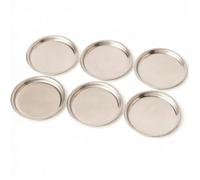 Ronyme Sottobicchiere Barocco Argento Sottobicchiere Piattino Sottotazza Vassoietto in Metallo Lucidato Protezione per Mobili con Riflessi Eleganti Adatto, style to 1