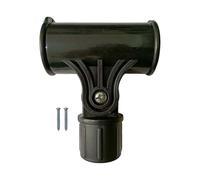 Ronyme Staffa di sterzo per ombrellone da Esterno, Accessori per ombrellone da Patio, connettore di flessibilità angolare di Ricambio per Campeggio e, Nero