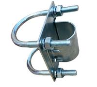 Ronyme Staffa Palo, Staffa Antenna, Adattatore per Montaggio su Palo Staffa per Morsetto su Palo Antenna Supporto per Tubo Base di Montaggio su Palo Clip per Antenna