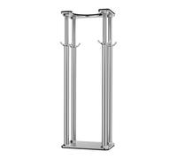 Ronyme Staffe per lavello sottotop, staffa per lavabo, asta di supporto multiuso in acciaio inox per lavabo sottopiano, retrattile, per la casa, Altezza Da 56 a 66