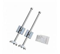Ronyme Supporto Contenitore Pesca Gambe Telescopiche a Regolazione Rapida Piedini con Artigli per Presa a Terra Struttura Base Livellabile Adatto per Pesca in Fiume Gite Campeggio, Argento