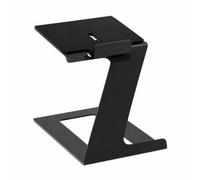 Ronyme Supporto Industriale per Diffusori da Tavolo in Acciaio al Carbonio con Altezza Regolabile E Inclinazione Ottimizzata per Audio Professionale Adatto per Ufficio